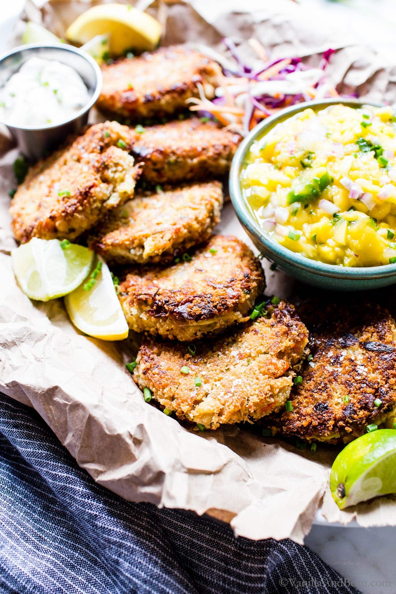 Artichoke Chickpea Vegan Crab Cakes